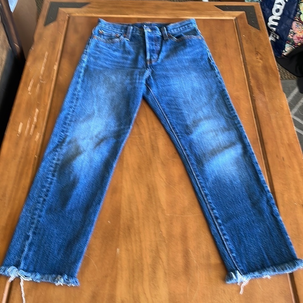 LEVI’S Button Fly White Oak Cone Jeans Size 26